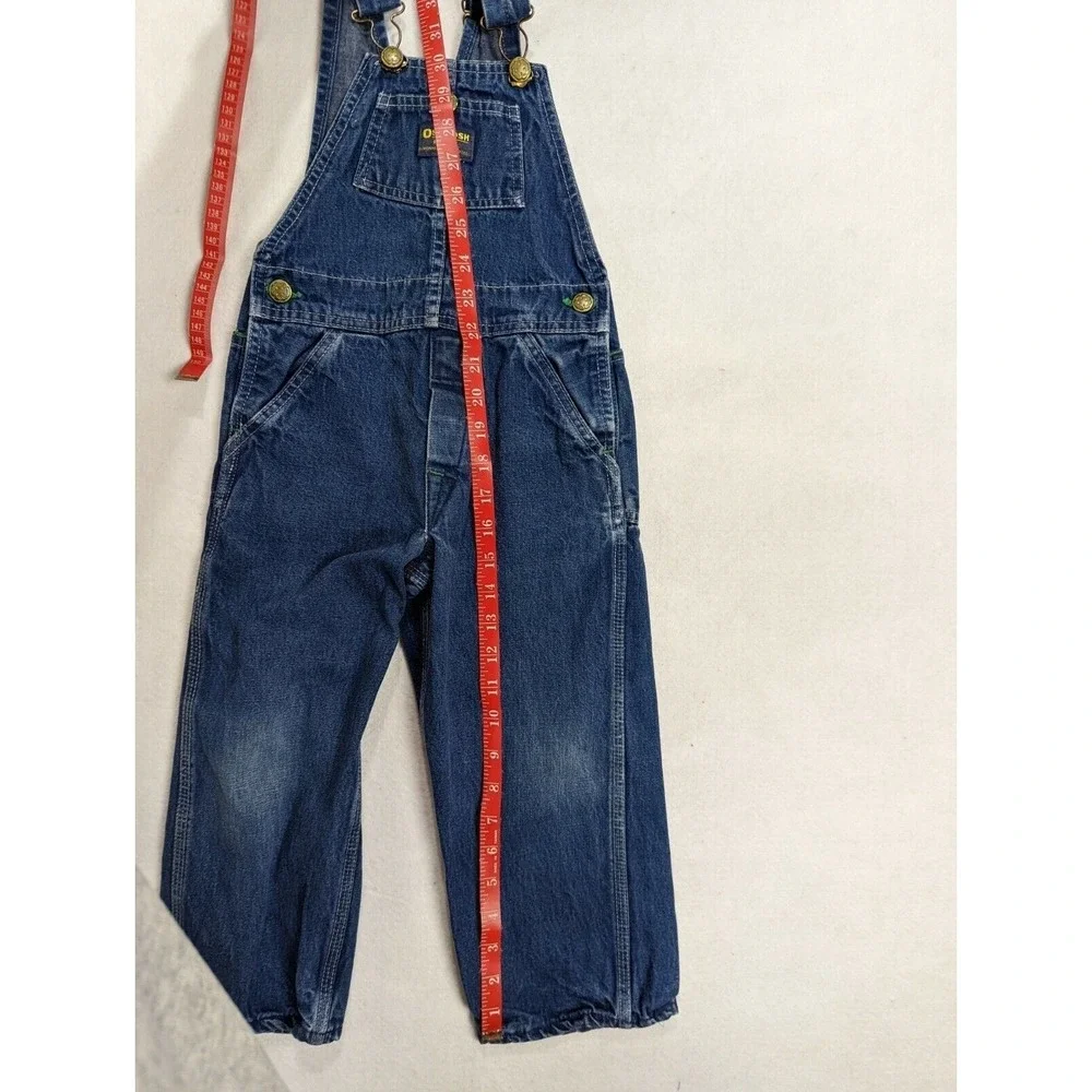 Osh Kosh B Gosh Vestback Kids Toddler Bib Overalls Size See Measurements Blue